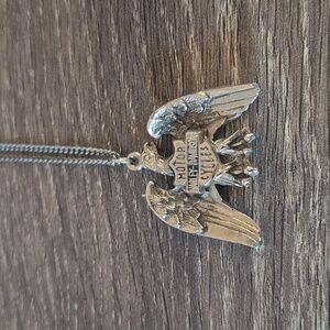 Harley-Davidson Silver Eagle Necklace